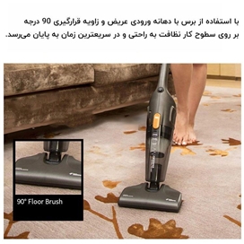 جارو برقی شیائومی Xiaomi Deerma DX115C Handheld Vacuum Cleaner توان 400 وات