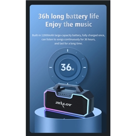 اسپیکر بلوتوثی قابل حمل زیلوت مدل S57