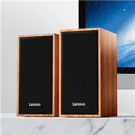 اسپیکر دسکتاپ لنوو Lenovo M530 Wooden Desktop Wired Speaker توان 6 وات