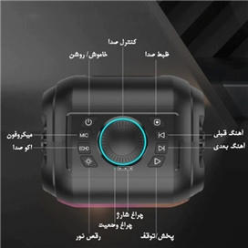 اسپیکر بلوتوث دبلیو کینگ W-King T9Mini توان 20 وات رم خور و فلش خور