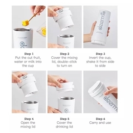 مخلوط کن قابل حمل شارژی شیائومی Xiaomi Deerma Insulation Juice Cup DEM-NU90