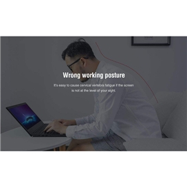 پایه نگهدارنده لپ تاپ نیلکین مدل ProDesk Adjustable