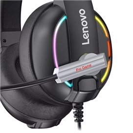 هدفون سیمی گیمینگ لنوو Lenovo HU75 Color LED Adjustable Gaming Headset
