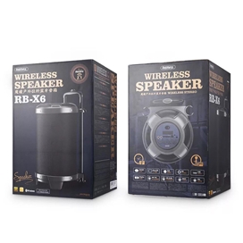 اسپیکر بلوتوث ریمکس Remax RB-X6 Wireless Speaker With 2 Microphones توان 57 وات