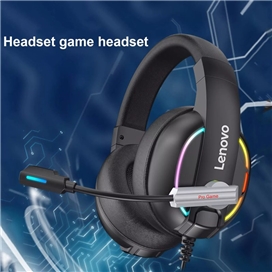 هدفون سیمی گیمینگ لنوو Lenovo HU75 Color LED Adjustable Gaming Headset