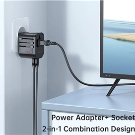 آداپتور دیواری فست شارژ مک دودو Mcdodo 20W PD Fast Charging Universal Travel Adapter CP-3471