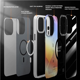 قاب YOUNGKIT یانگکیت Metaverse Cyberpunk Strong Anti-Drop Impact Series مناسب برای Apple iPhone 13