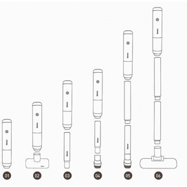 جارو شارژی بیسوس Baseus H5 Home Use Vacuum Clean VCSS000101 توان 110 وات