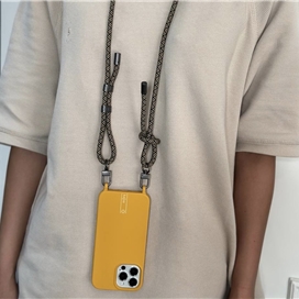 قاب برند کجسا مدل Kajsa Silicone With Landyard Case مناسب برای Apple iPhone 13 Pro Max