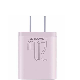 آداپتور شارژ 20 وات به همراه کابل تایپ سی به لایتنینگ بیسوس Baseus Super Si Pro CCP03000