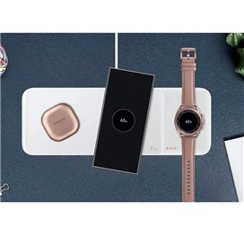 شارژر وایرلس اصلی سامسونگ Samsung Trio EP-P6300 توان 9 وات