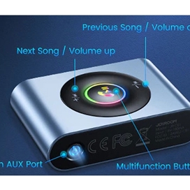 گیرنده بلوتوث جویروم Joyroom JR-CB1 Bluetooth Wireless Receiver for Car