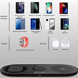 شارژر بی سیم رومیزی 15 وات رسی Recci RCW-18 15W Wireless Charger