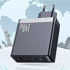 شارژر دیواری سوپر فست شارژ تایپ سی و یو اس بی 140 وات مک دودو MCDODO CH-2911 GaN 5 Pro 140W Type-C / USB Fast Charger