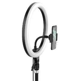 رینگ لایت بیسوس Baseus Live Stream Holder-floor Stand Ring Light CRZB12-B01 پایه 160 سانتی و هولدر