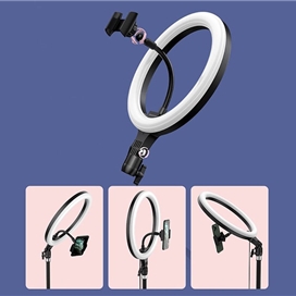 رینگ لایت بیسوس Baseus Live Stream Holder-floor Stand Ring Light CRZB12-B01 پایه 160 سانتی و هولدر