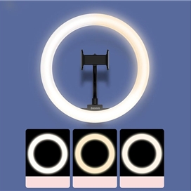 رینگ لایت بیسوس Baseus Live Stream Holder-floor Stand Ring Light CRZB12-B01 پایه 160 سانتی و هولدر