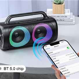 اسپیکر بلوتوث جویروم Joyroom JR-MW02 توان 40 وات رم و فلش خور