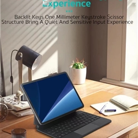 کیبورد مگنتی آیپد پرو 12.9 برند کوتسی مدل Coteci Magic Keyboard For Apple iPad Pro 12.9 2020-2021-2022 64013