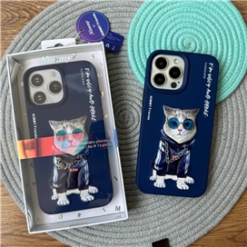 قاب Nimmy Glasses Series بنفش مناسب برای Apple iPhone 13