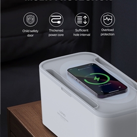 چند راهی برق و شارژر وایرلس الدینیو LDNIO SN5311W