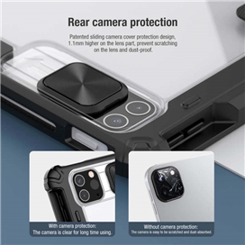 کیف کلاسوری نیلکین مدل Camshield Bumper Leather مناسب برای تبلت اپل iPad Pro 12.9 2020 / iPad Pro 12.9 2021