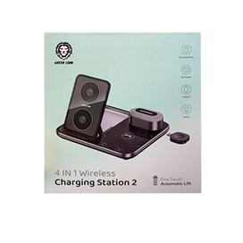 شارژر رومیزی گرین لاین مدل Wireless Charging Station2 4 in 1