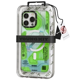 قاب YOUNGKIT یانگکیت Metaverse Green Strong Anti-Drop Impact Series مناسب برای Apple iPhone 14