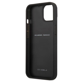 قاب گوشی فراری مدل carbon effect & italian flag line مناسب برای آیفون 13 پرومکس