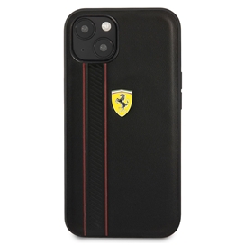 قاب گوشی فراری مدل LEATHER WITH DEBOSSED STRIPES مناسب برای آیفون 13پرومکس