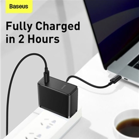 شارژر فست شارژ بیسوس Baseus GaN2 QC5.0 PD3.0 Fast Charger 1C 100W TZCCGAN-L01