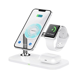 شارژر وایرلس مگنتی چند کاره رسی Recci 15W Wireless Charger Detachable Bracket Rcw-20