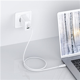 شارژر دیواری برند Ace Fast مدل ACE FAST A13 PD65W(USB-C+USB-C+USB-A) 3-port charger