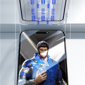 گلس فول BLUEO 3D Invisible Airbag Anti Broken Tempered مناسب برای Apple iPhone 14 Pro Max