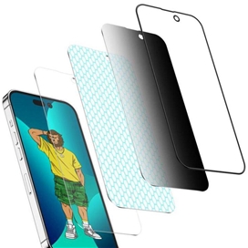محافظ صفحه نمایش حریم شخصی گرین مدل Silicone-Pry-Plus مناسب برای گوشی موبایل اپل iPhone 14 Plus