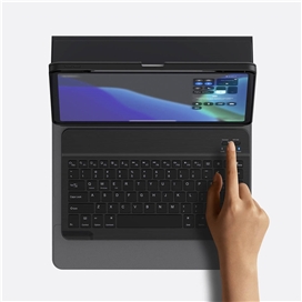 کیس سیلیکونی به همراه کیبورد آیپد ایر 10.9 بیسوس Baseus Brilliance keyboard case iPad Air 4 / Air 5 10.9 ARJK000013