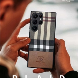 قاب پولو مدل Santa Barbara Polo Plaid مناسب برای Samsung Galaxy S22 Ultra