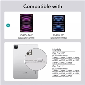 محافظ لنز دوربین آپید برند ESR مناسب برای iPad Pro 11 Inch (2022/2021/2020)