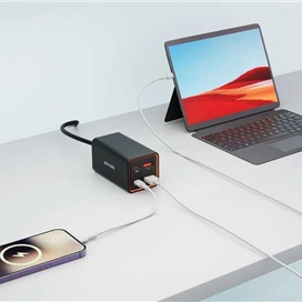 مبدل برق پرودو مدل Gan 65w