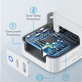 شارژر دیواری ESR 20W USB-C mini PD Charger