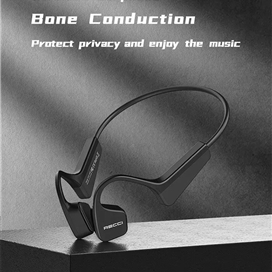 هندزفری بی سیم گردنی القایی رسی Recci Front Runner Bone wireless headphones REP-W40