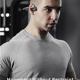 هندزفری بی سیم گردنی القایی رسی Recci Front Runner Bone wireless headphones REP-W40