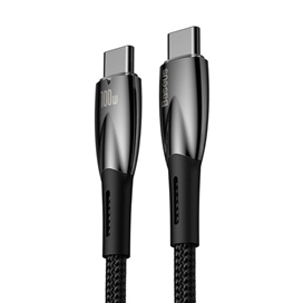 کابل تایپ سی به لایتنینگ 20 وات 1 متر بیسوس Baseus Glimmer PD Fast Charging Data Cable CADH00001