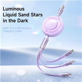 کابل شارژ سه سر 66 وات مک دودو Mcdodo 3in1 6A CA-3730