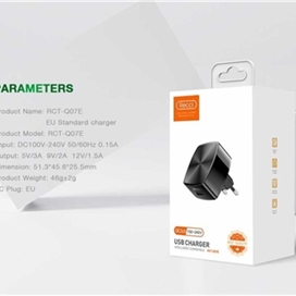 شارژر دیواری فست شارژ رسی مدل Recci RCT-Q07U