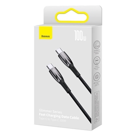 کابل تایپ سی به لایتنینگ 20 وات 1 متر بیسوس Baseus Glimmer PD Fast Charging Data Cable CADH00001
