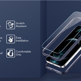 قاب و گلس 360 درجه ESR برای آیفون 12پرو | ESR iPhone 12 Pro Alliance Tough Case and Screen Protector Set