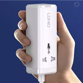 شارژر و چند راهی برق 65 وات الدنیو LDNIO SC1418 Mini Smart Power Socket Plug Desktop