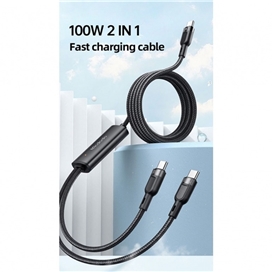 کابل شارژ 100 وات دو سر تایپ‌سی 1.2 متری مک‌ دودو Mcdodo CA-7470
