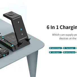 شارژر بیسیم چند کاره رسی Recci Wireless charger RW01